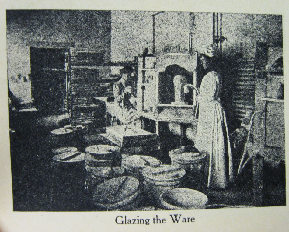 Glaze area at the Memorial Plant, circa 1908