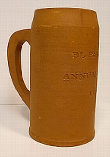 1909 Van Briggle mug made for El Paso Club picnic