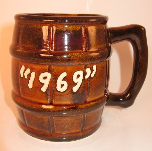 1969 custom Van Briggle mug