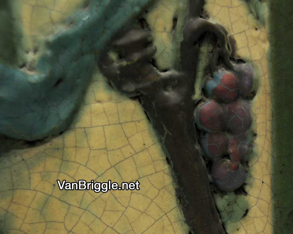 Rookwood Tile Grapes